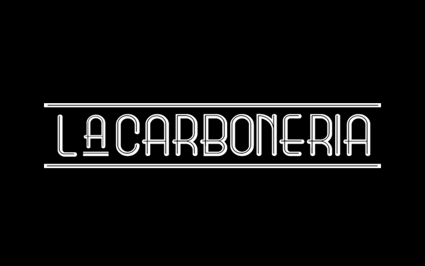 Logo La Carbonería negro